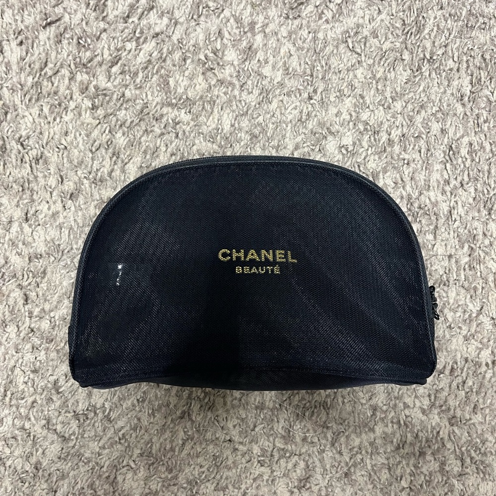 Chanel Beauté Black Cosmetic Bag
